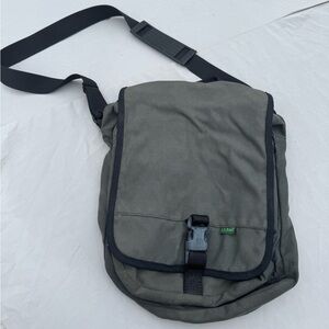 LL Bean vintage Backpack daypack crossbody shoulder bag canvas hiking 1980’s